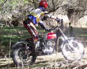 Classic Trials, Alan Mason. Triumph Trophy Trials